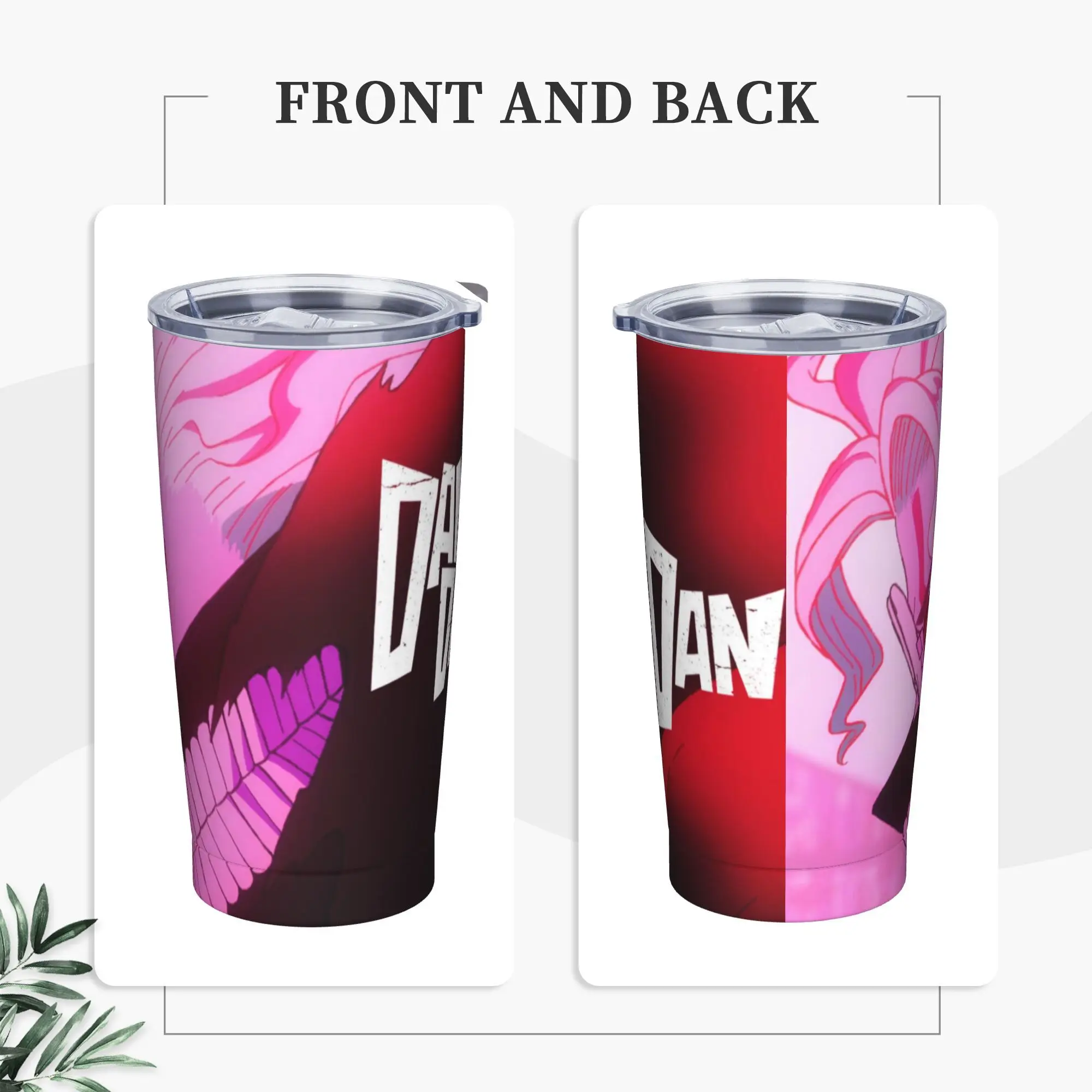 

Dandadan Hot Manga Stainless Steel Tumbler Beach Mugs Cup 20oz Coffee Mug Portable Cold Drink Milk Tea Water Bottle Gift Idea