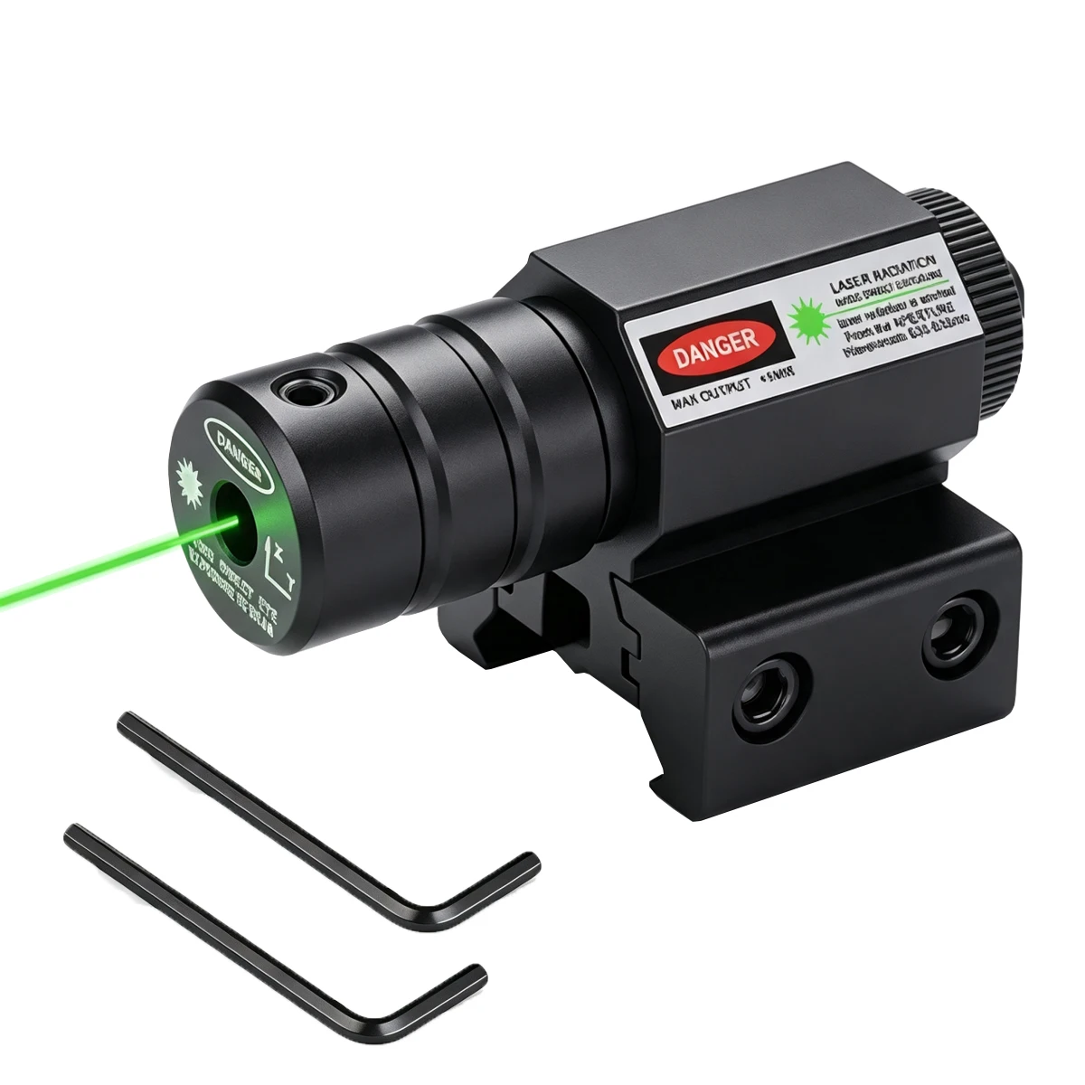 Tactical Red/Green Laser Sight Adjustable with Mouse Tail Remote Pressure Switch Fit 11/20mm Rail Outdoor Hunting Accessories
