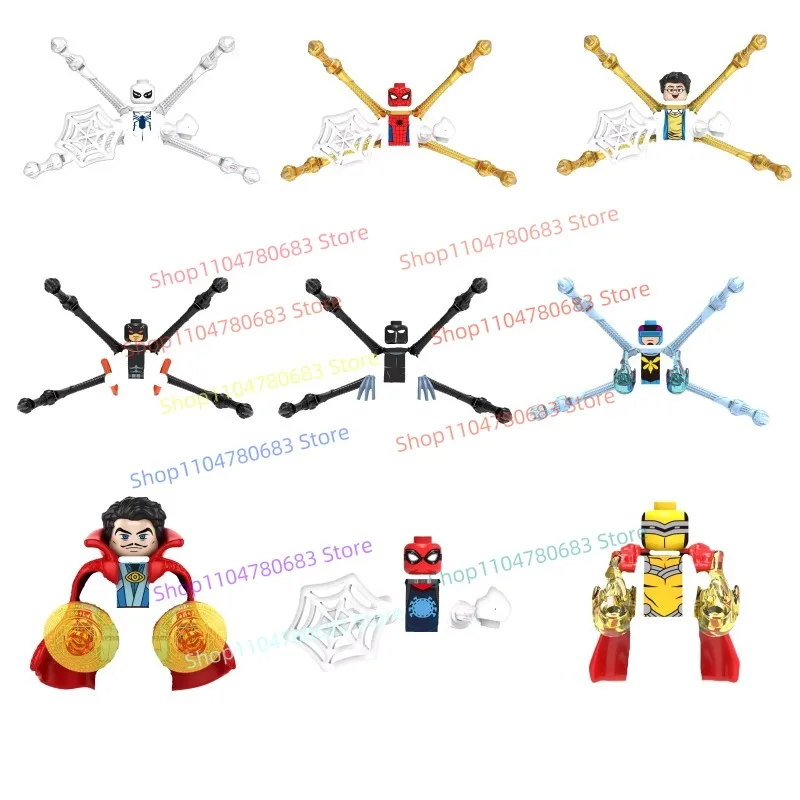 

Строительный блок MOC TP1034 TP268 Hero Series, мини-фигурка в сборе, модель дисплея, персонаж аниме, игрушка в подарок, коллекционная