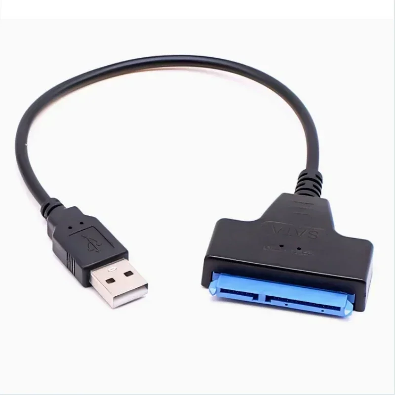 Cabo SATA para USB 3.0 / 2.0 de até 6 Gbps para disco rígido SSD externo de 2,5 polegadas SATA 3 Adaptador de 22 pinos USB 3.0 para cabo SATA III