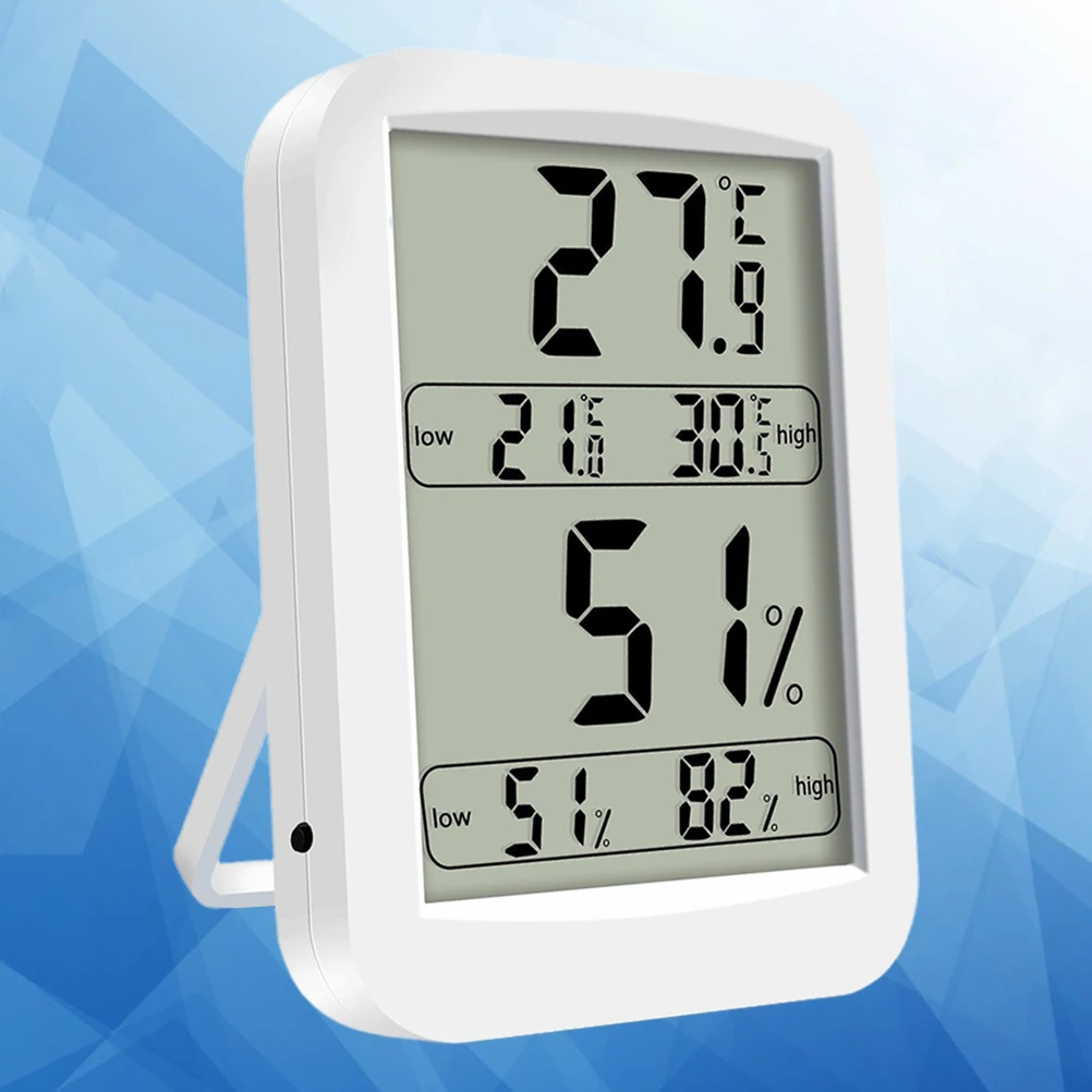 

Digital Hygrometer LED Display Thermometer Room Indoor Hygrothermograph High Precision Temperature Humidity Meter Home Office