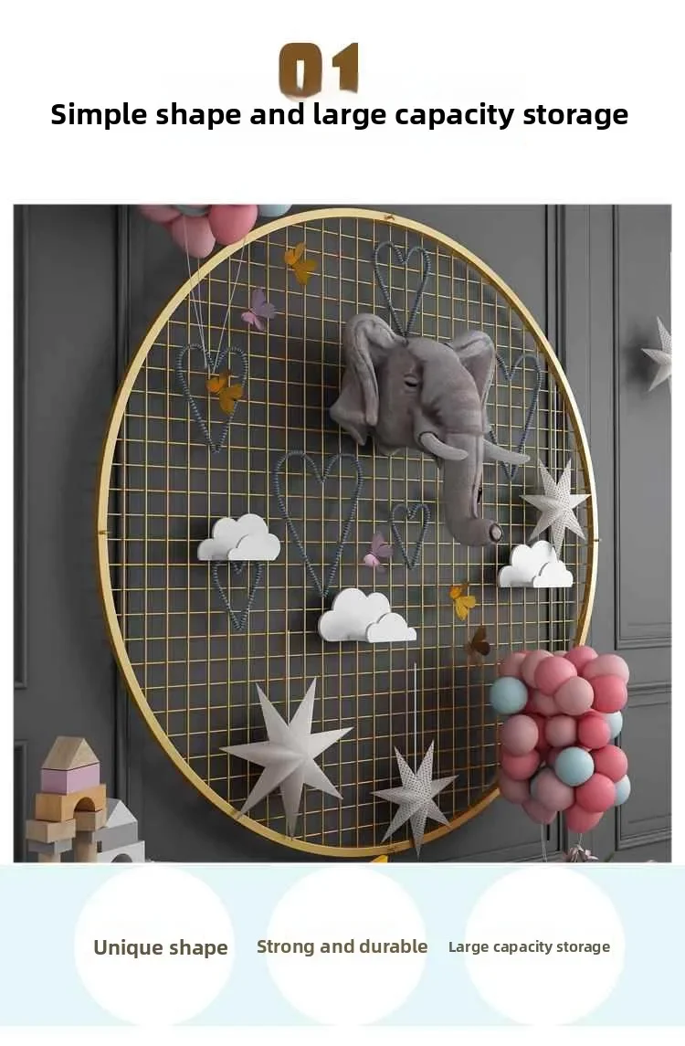 Grid display stand wedding jewelry promotion exhibition kindergarten works