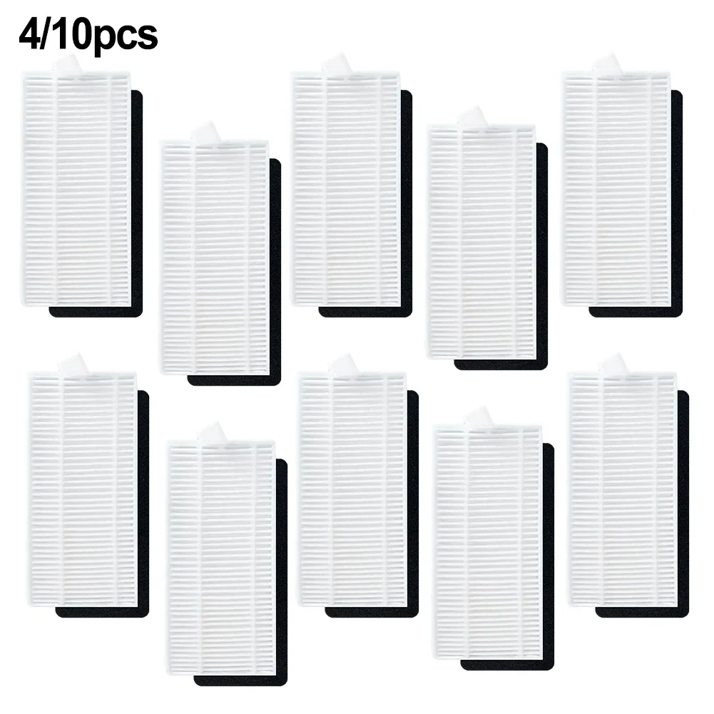 فلتر قطع الغيار 4/10 عبوات من ملحقات أدوات التنظيف، شبكة بديلة ثابتة وقابلة للغسل للأجهزة المنزلية