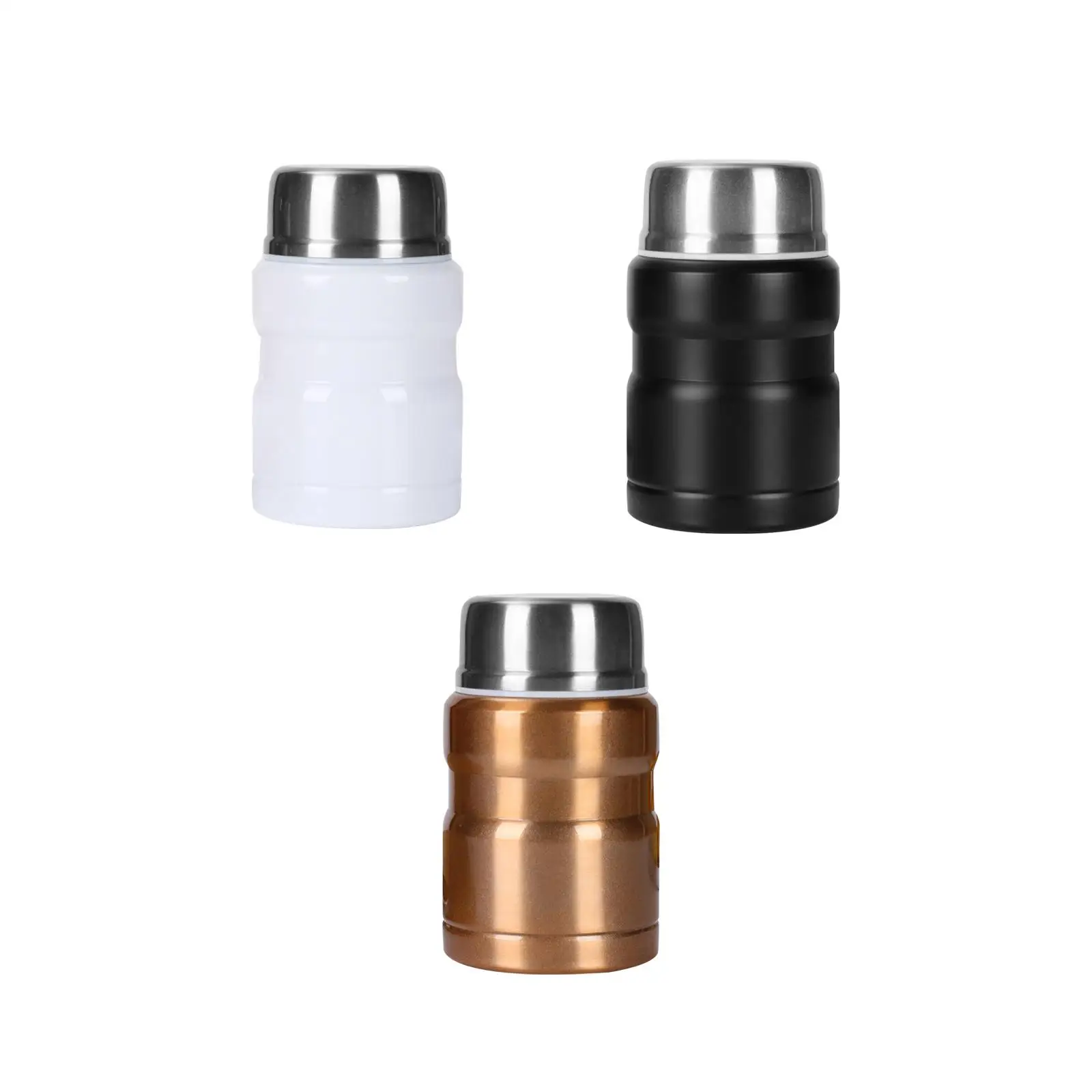 Flask for Hot Cold Food Portable Insulated Soup Container 500ml Thermal Flask for Cold Drink Picnic Barbecue Camping Ice Cream