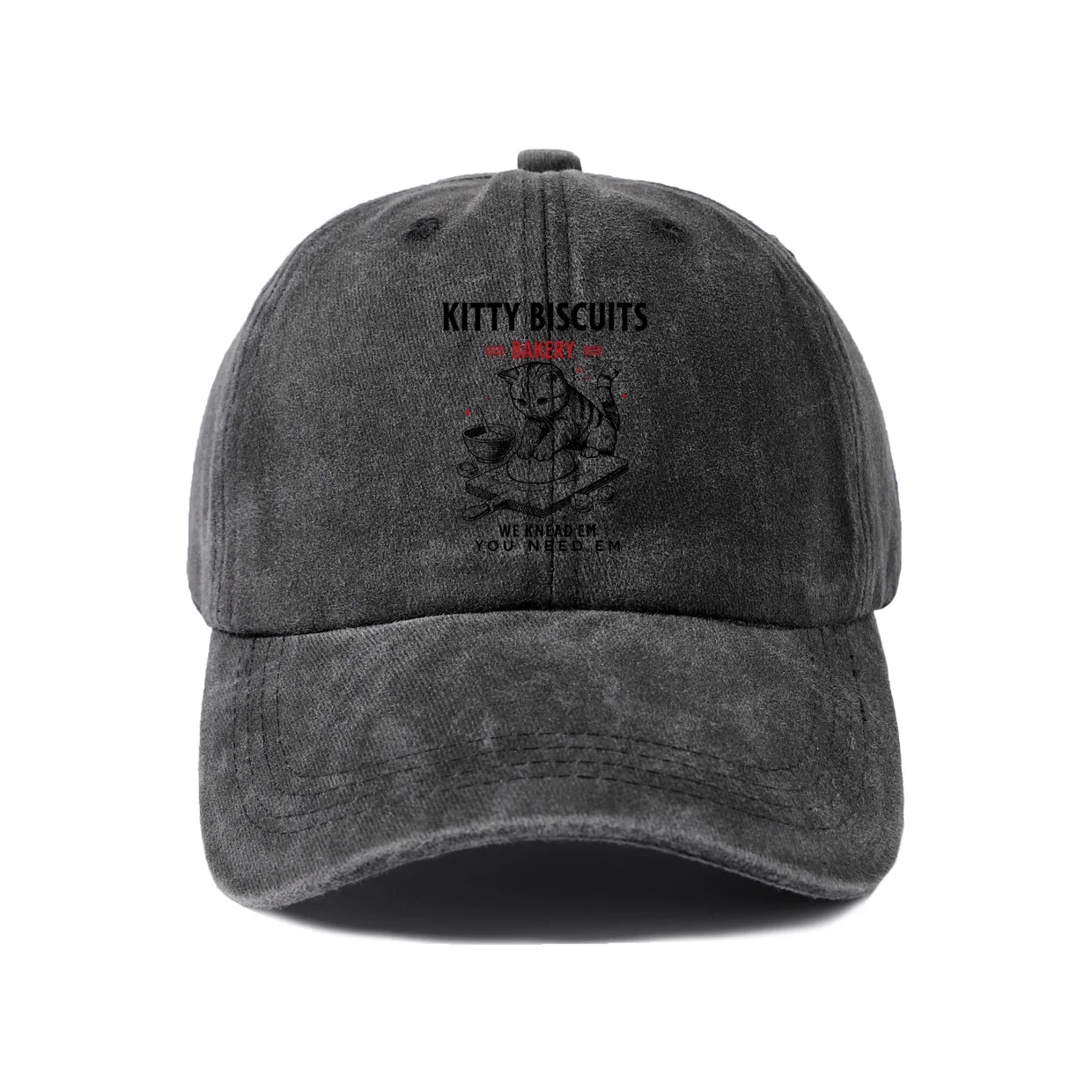 Kentucky State Text Graphic Baseball Cap, Vintage Washed Adjustable Unisex Dad Hat, Casual Gift