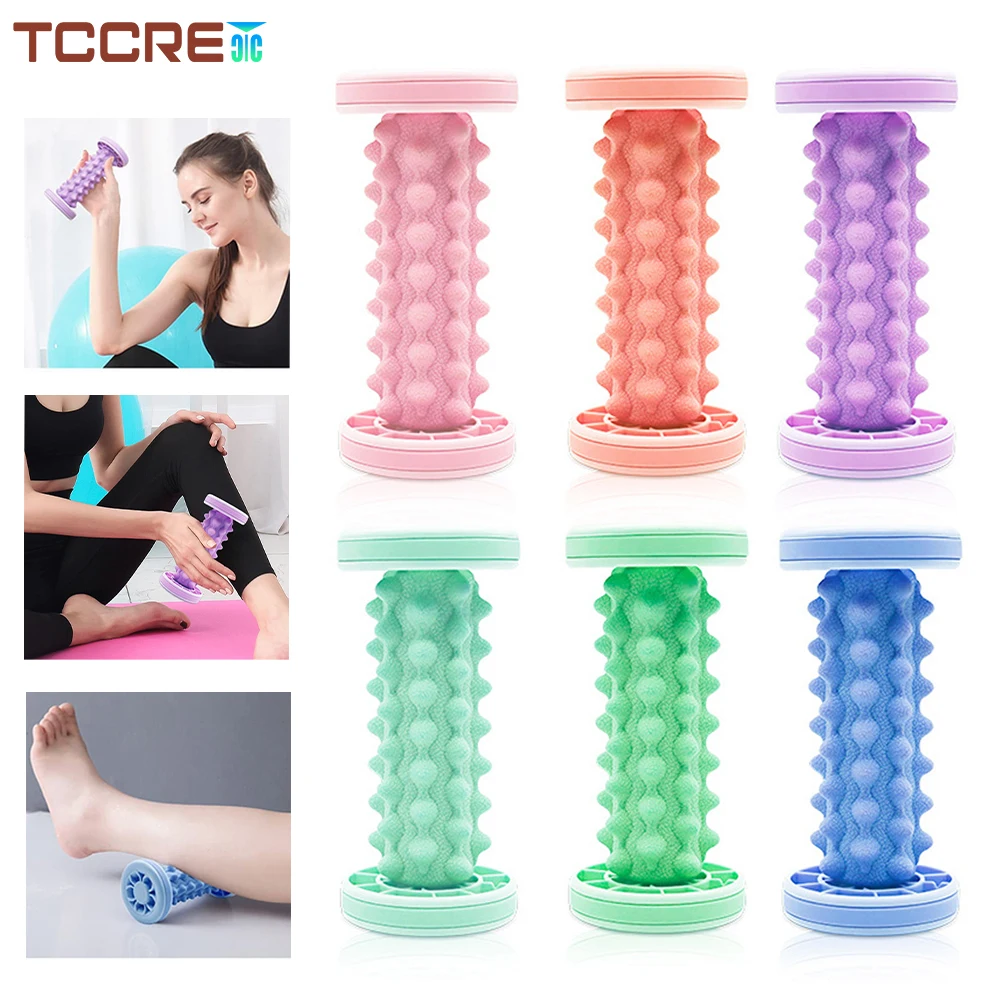 Body Muscle Massage Roller Hand Shoulder Back Leg Foot Roller Massager Acupressure Trigger Point Therapy Relieve Muscle Soreness