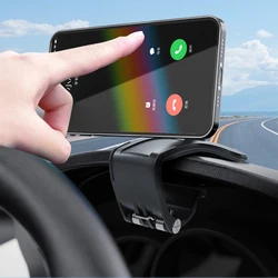 Multidimensional Rotatable Magnetic Car HUD Phone Holder, Creative Design, Universal