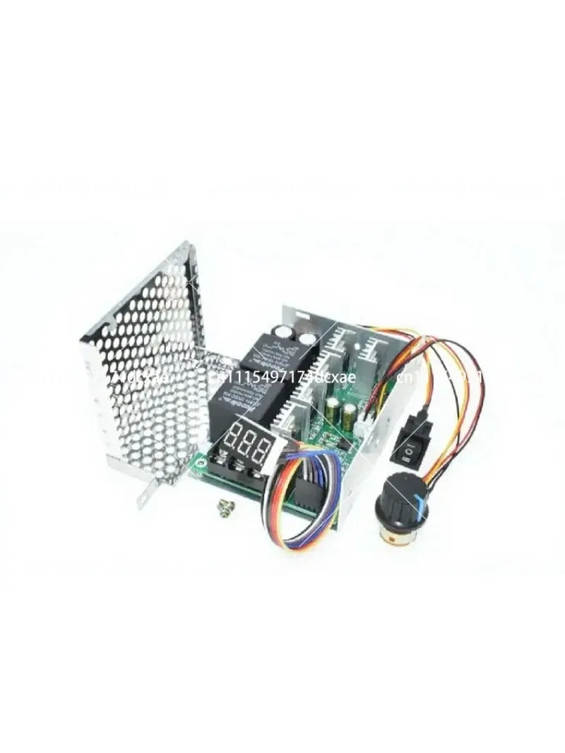 DC 10-50V 40A Motor Speed Controller PWM, Digital Display 0-100% Adjustable, 12V 24V 48V 2000W Max 60A Reversible