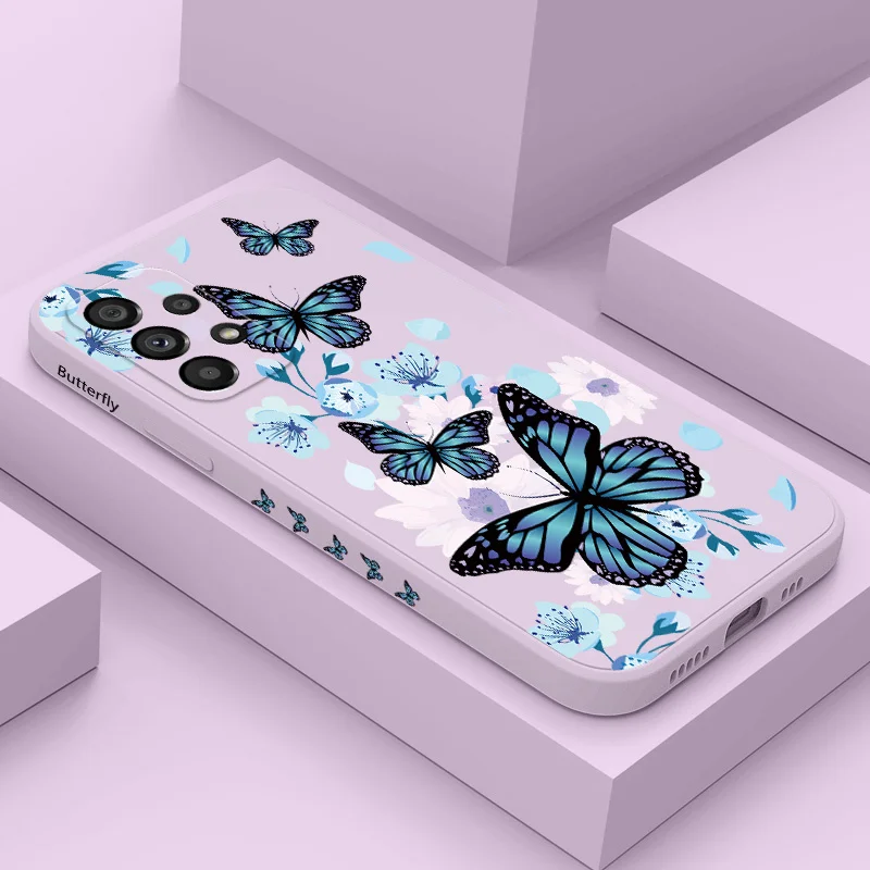 The Flowers Dance Phone Case For Samsung Galaxy A73 A53 A33 A23 A13 A03 A72 A52 A52S A32 A22 A12 A71 A51 A31 A21S 4G 5G Cover