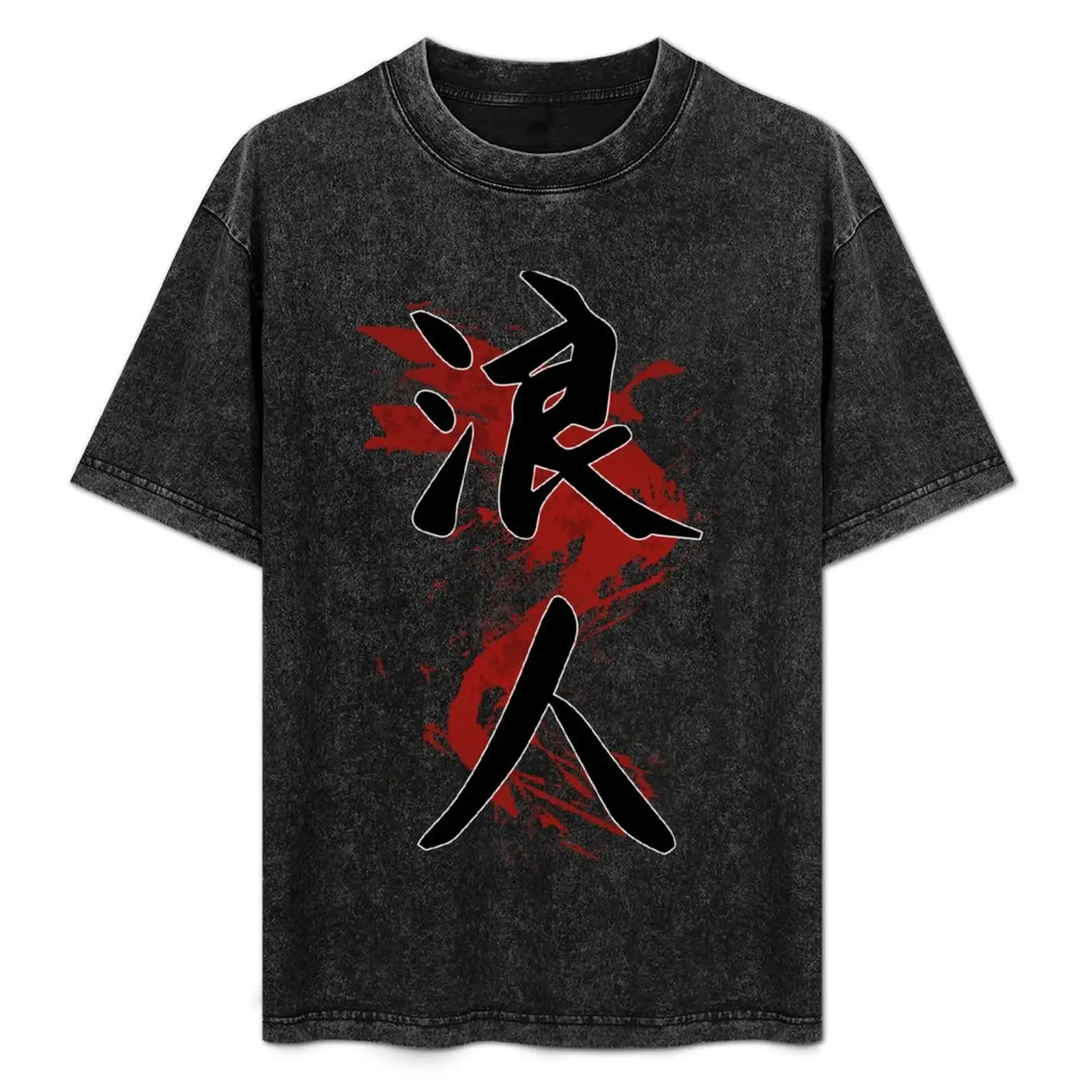

Ronin Kanji T-Shirt anime street wear Blouse men graphic t shirts