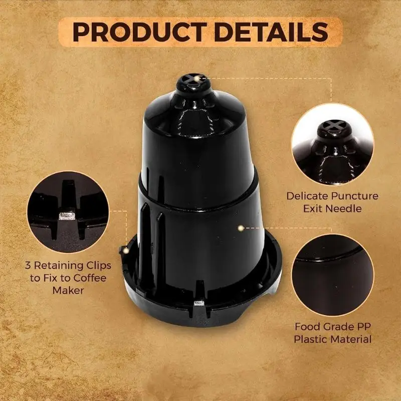A0NC Сменный держатель чашки K с выходной иглой для моделей кофеварок B31 B40 B50 B55 B70 B75 K31 K45 K75