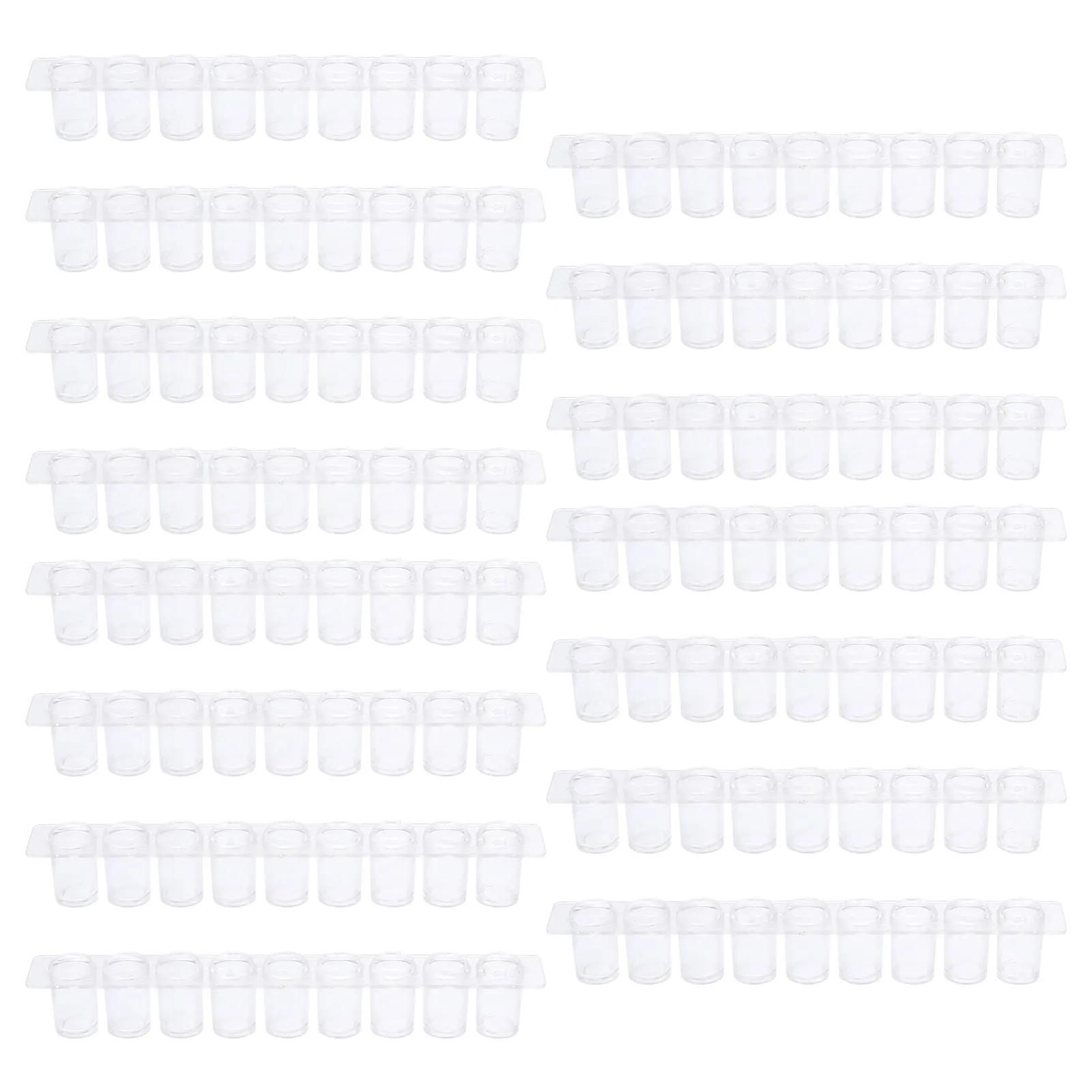 15 Pack 9 Well Plastic Reaction Plates Laboratory Experiment Boards Chemical Mixing Sample Trays