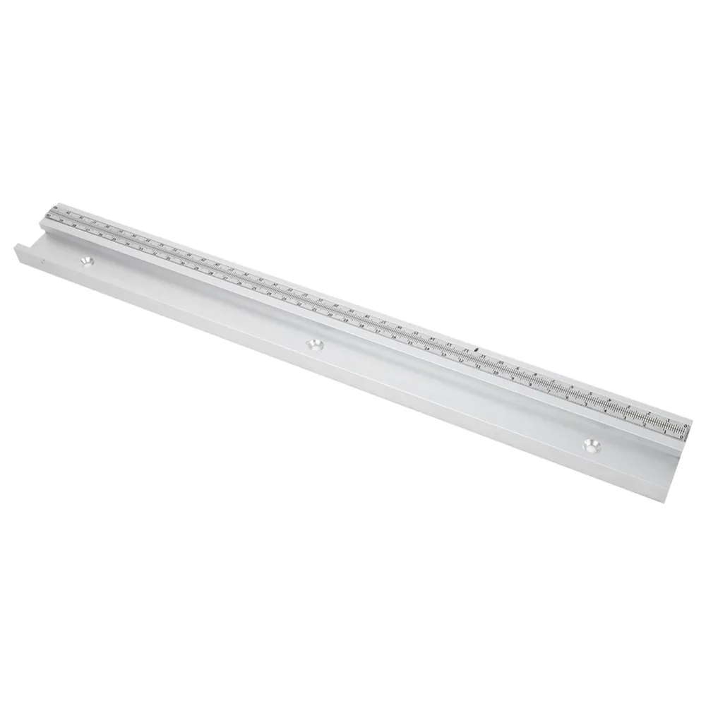 Aluminum Alloy T Track With Scale 400mm Length With Screws Miter Bar Slider Precise Calibration Woodworking Slider Tool