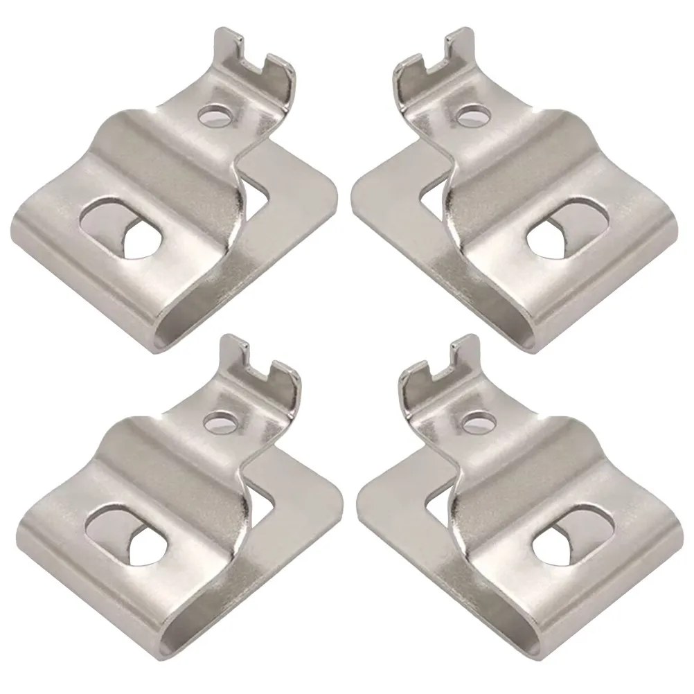 

4Pcs Power Tool Belt Clip Hook Stainless Steel Electric Tool Belt Holder for Drill Driver Tape Measure Key Clip Hook