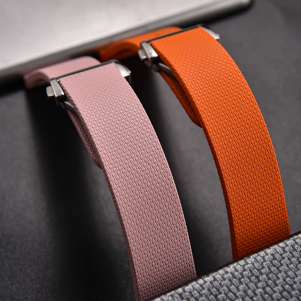 FKM Rubber Watch Strap 20mm Sa - مراجعة Luxury Watch Omega وسعره