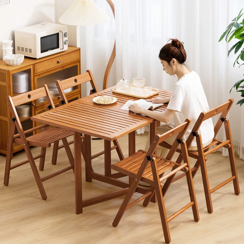 

Folding table, dining table, stall, household eating, rectangular small apartment, portable.