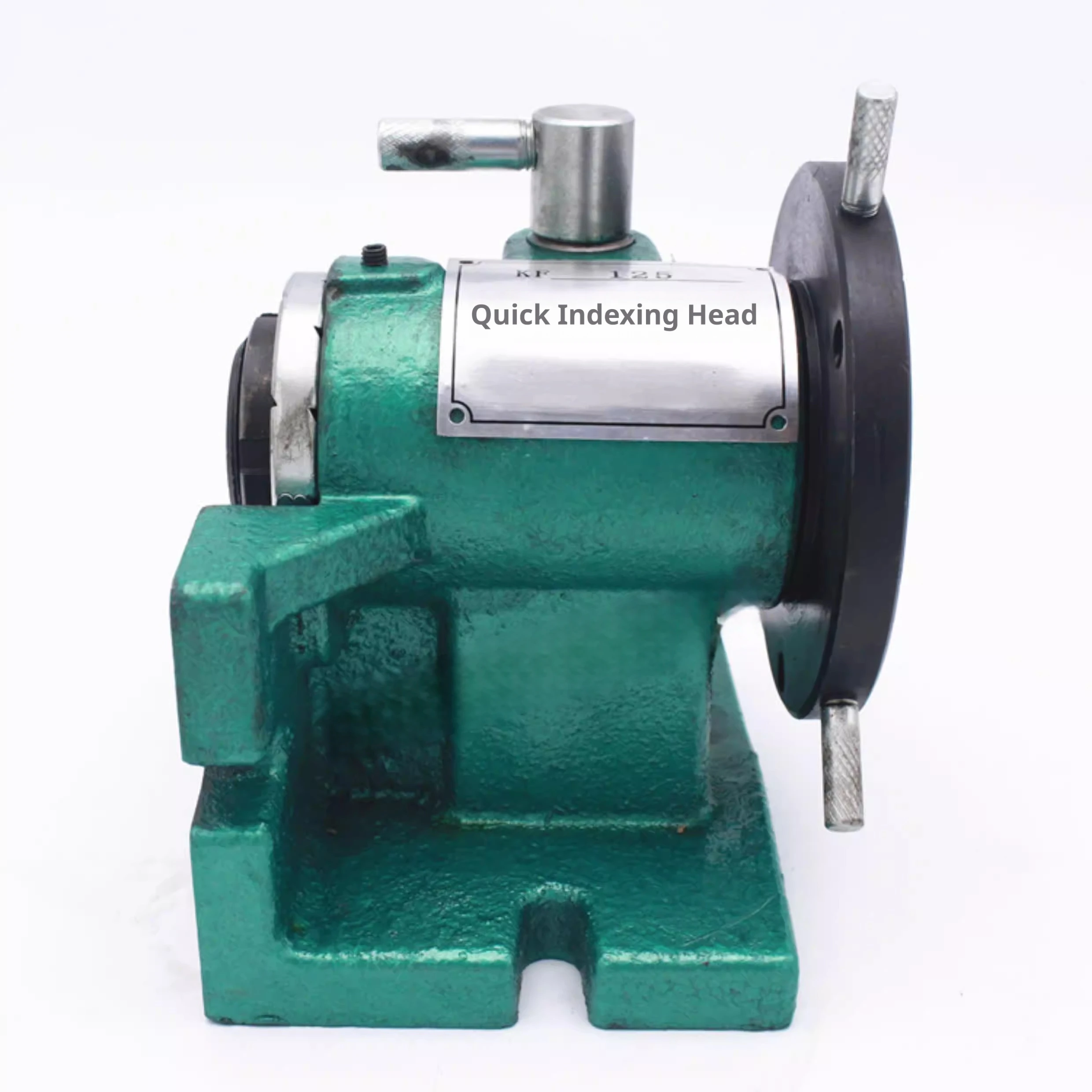 5-Inch 125mm Quick Dividing Head, Dual-Purpose Vertical & Horizontal Dividing Head+Chuck Small Universal Drilling Machine Tool