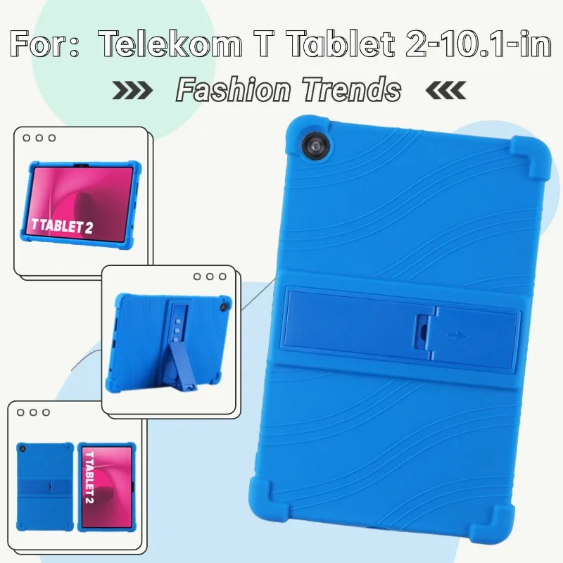 

Чехол Telekom T Tablet 2 для планшетов 10,1 дюйма с подставкой - универсальный мягкий силиконовый чехол для детей