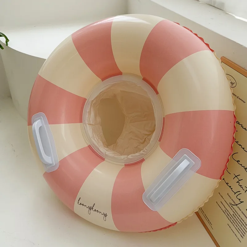 1Pcs Inflatable Pool Float Swimming Ring Retro Stripe Swim Tube Summer Water Beach Pool Floating Toys ﻿ ﻿ ﻿