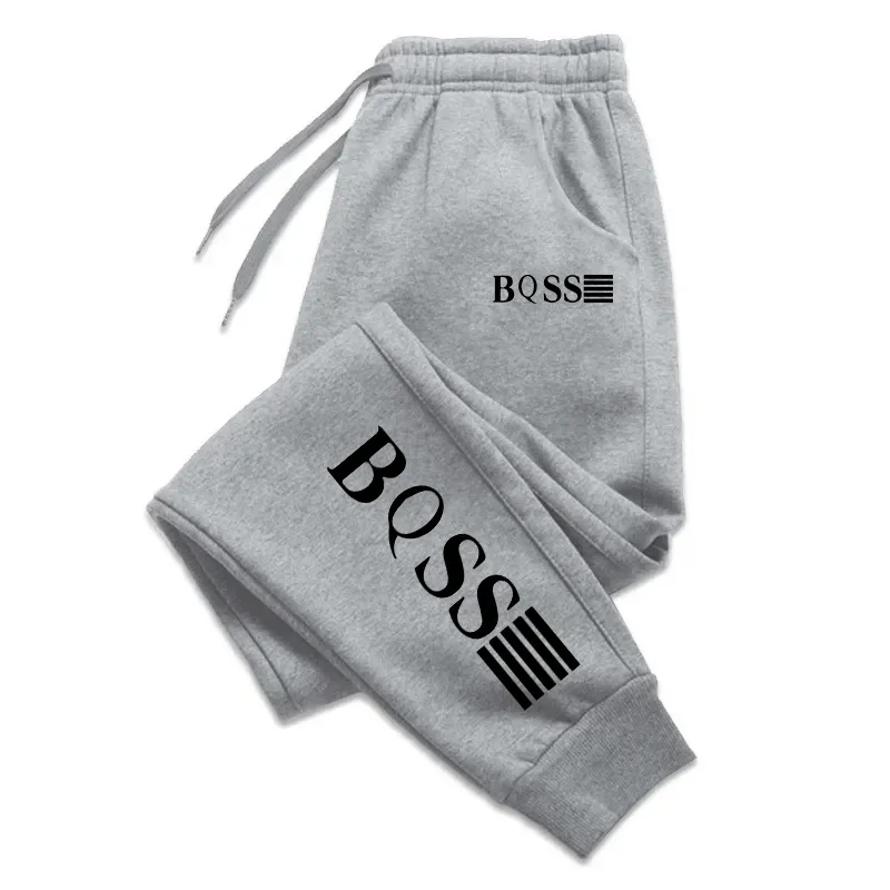 2024 Mens Sweatpants Printing Fashion Trend Jogging Trousers Versatile Soft High Quality Street Elastic Waist Casual Pants S-4XL