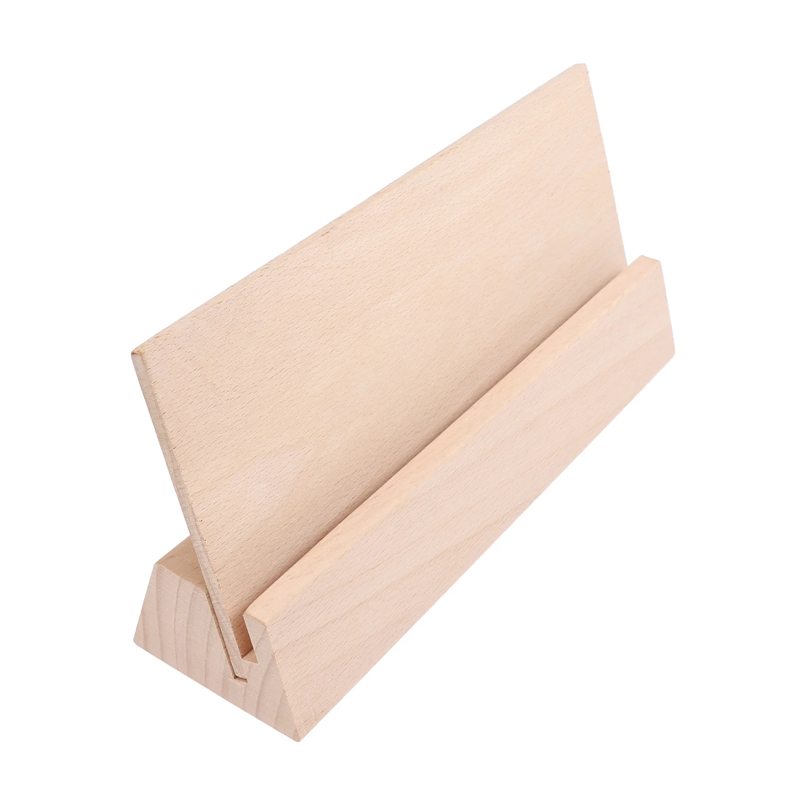 1Pcs Wooden Calendar Holder Creative Craft Decor Card Displaying Accessory for Hotel House Wooden Cards Base