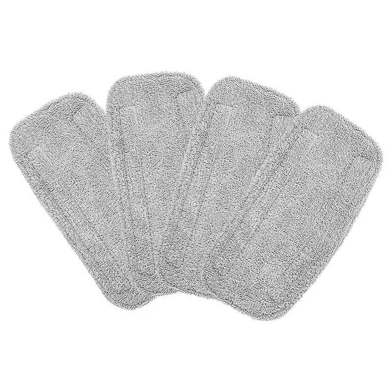 J1UL1N 4 Packs Replacement Accessories Mop Pads For Gorfanty Steam Mop GF-6610 Washable