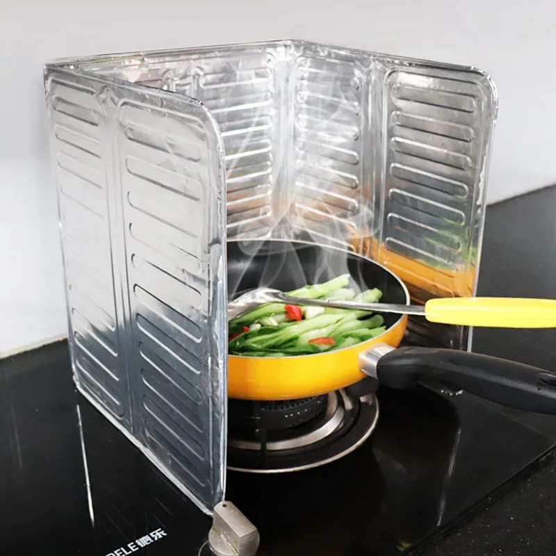 Kitchen Cleaning Tools Stove Oil-Proof Splash Guard Board Article for The Kitchen Removable Cooking Frying Oil Gas Kitchenware