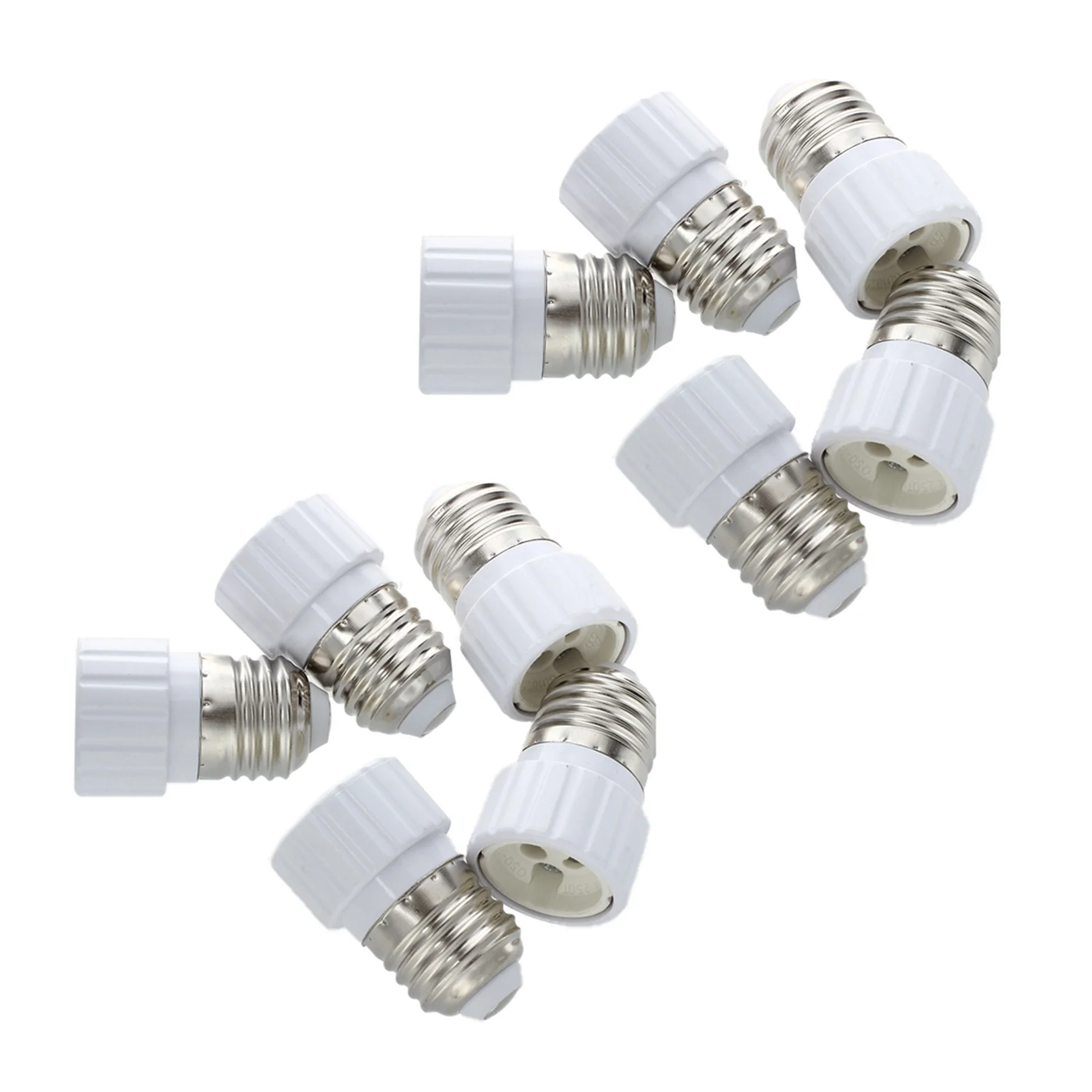 BHBD-E27 To GU10 Lamp Light Bulb Base Socket Converter Adaptor 10 Pack