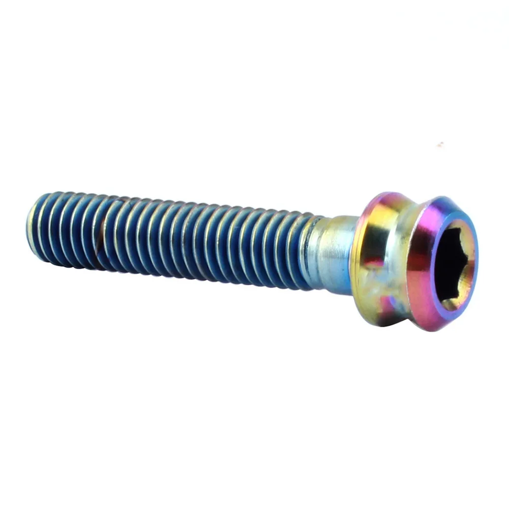 

M6X30Mm Titanium Alloy Headset Screw For Mountain Road Bike Fixed Gear Fork Cap Accessories Durable Light Weight Screw