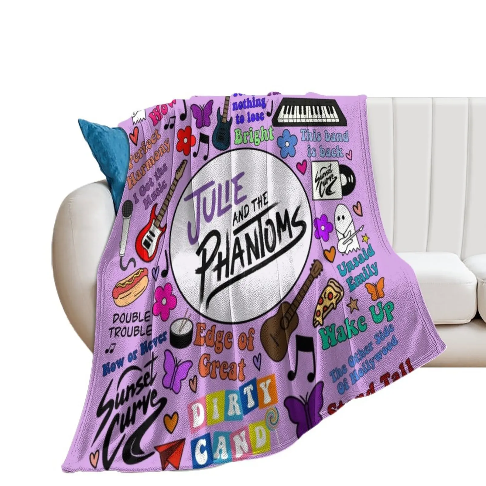 

Julie and the phantoms collage Throw Blanket heavy to sleep Bed Blankets For Sofas Blankets