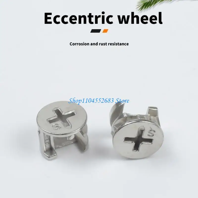 

Y6GD 20Pcs Cabinet Wheel Nut Connection Desk Link Fixer Furniture Connector