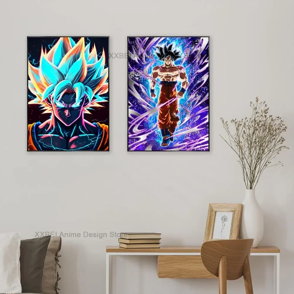 1pc decorazione della casa Poster Anime Wall Sticker D-Dragon Ball camera da letto comodino camera dei bambini Indoor Hanging Painting Cafe murale