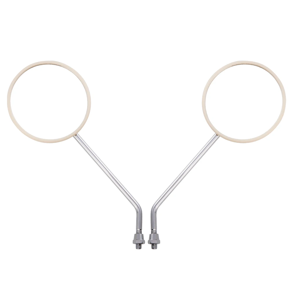 Espelhos retrovisores universais para motocicleta, espelho retrovisor com rosca de 8mm para ch70 cl70 ct90 cl90 s90 cb100 cl100 cb125