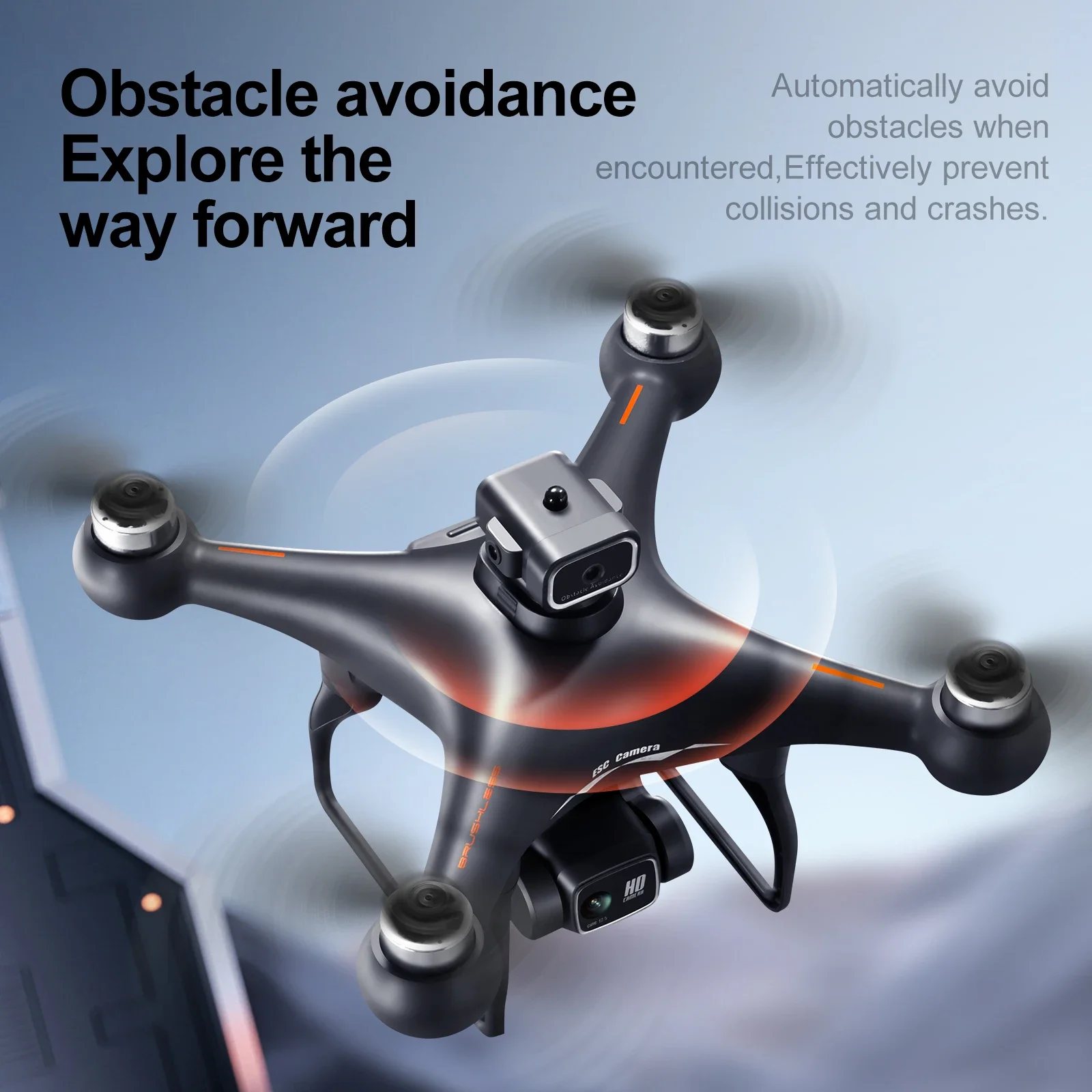 S116 Bürstenlose Drohnen Max 4K Drohne Professionelle Eders Fpv Wifi Quadcopter Hindernisvermeidung Fernbedienung Hubschrauber Flugzeug