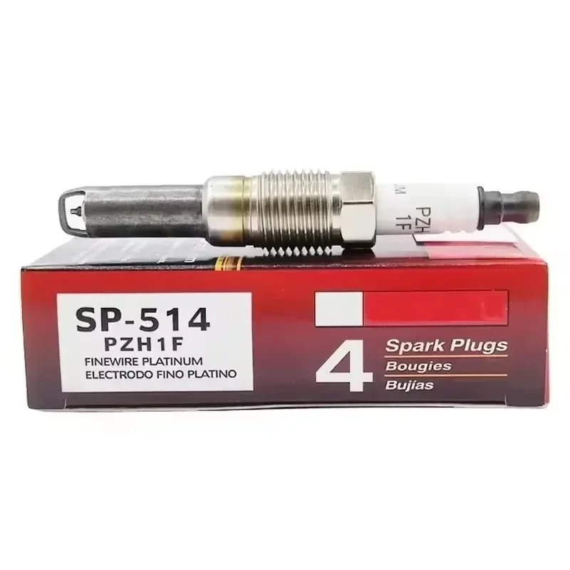 

4PCS SP-514 PZH1F Platinum Spark Plug For Ford Lincoln Explorer F150 PZK1F SP514 PZT1F PZH1F SP 514