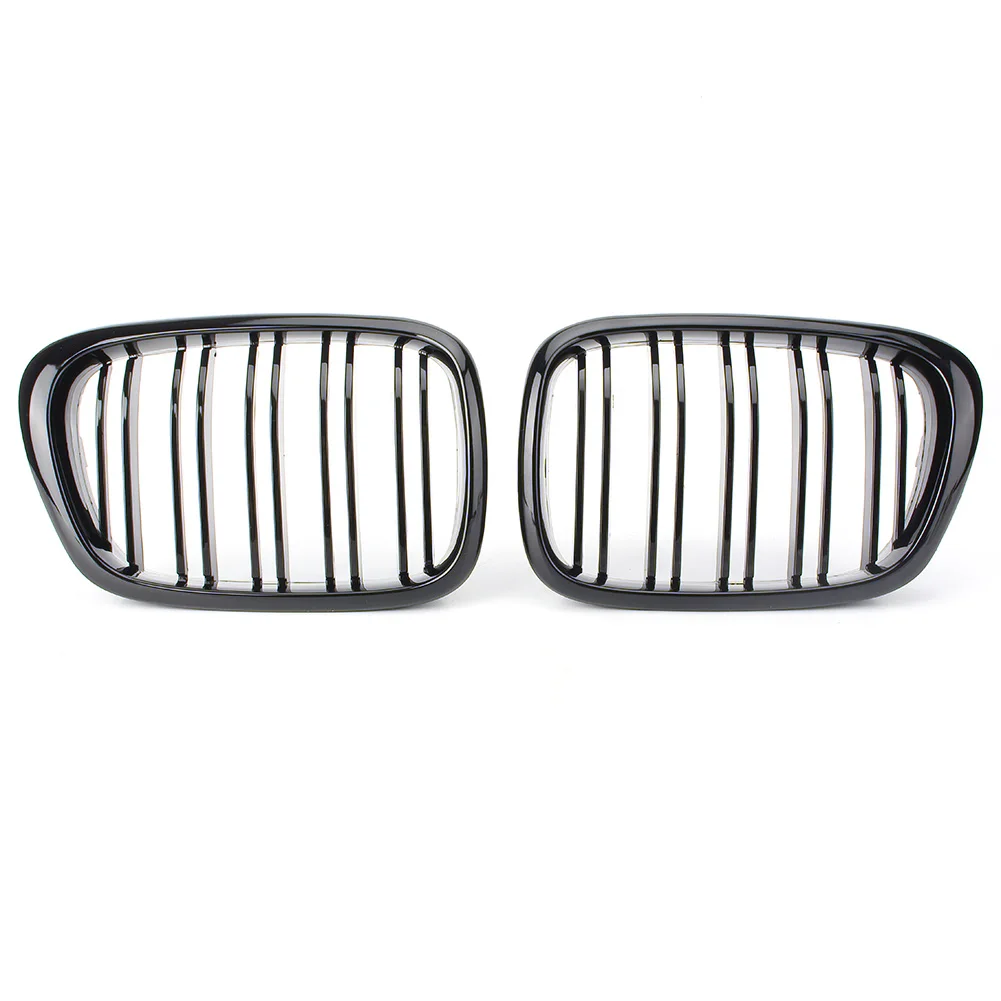 車のフロントバンパーメッシュグリル,BMW e39,m5,5シリーズ,525i, 528i, 530i, 540i, 1995, 1996, 1997, 1998, 1999, 2000, 2001, 2002, 2003 2004, 2個