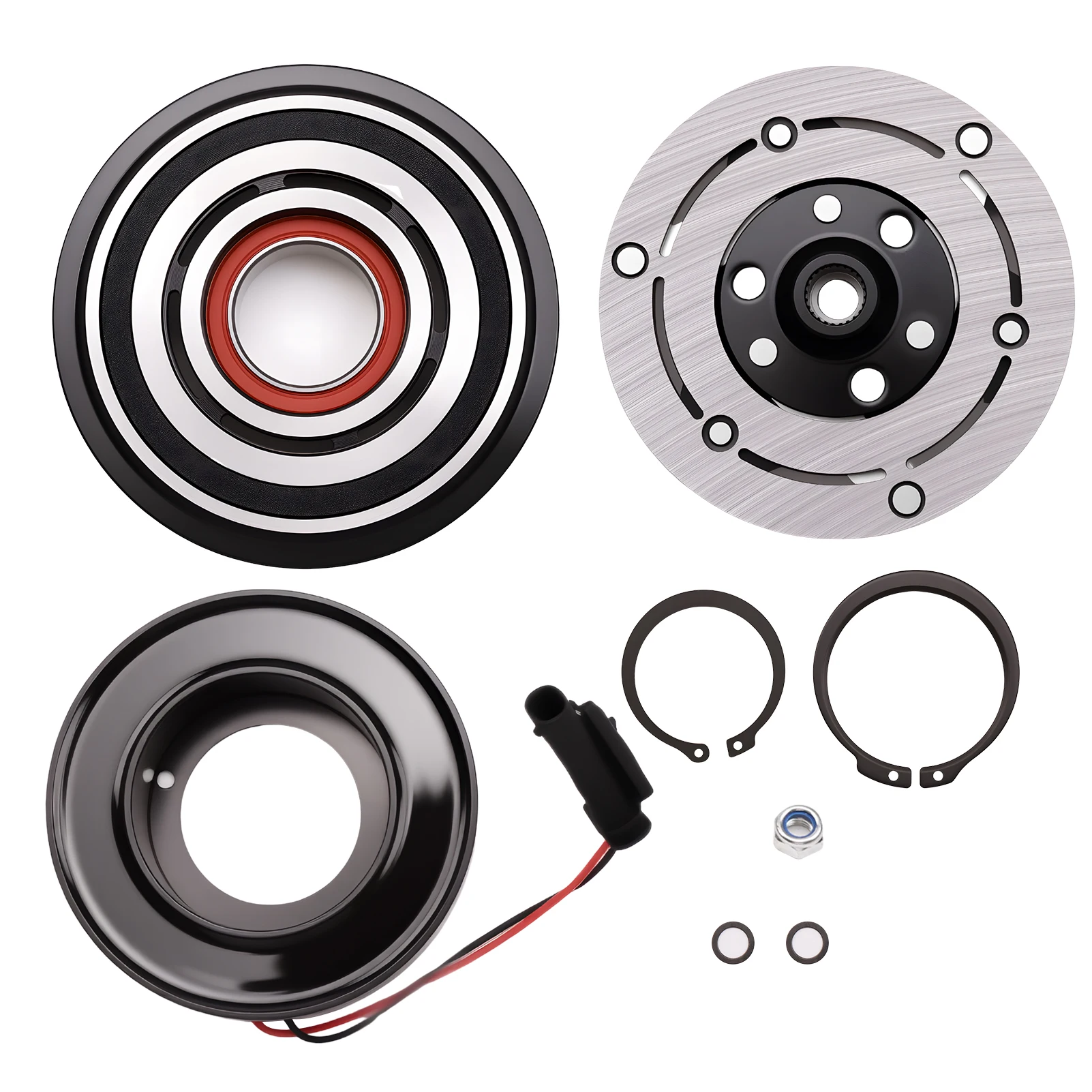 

Air Conditioner AC Compressor Clutch Kit Compatible with LaCrosse 2012 3.6L SRX 2012-2016