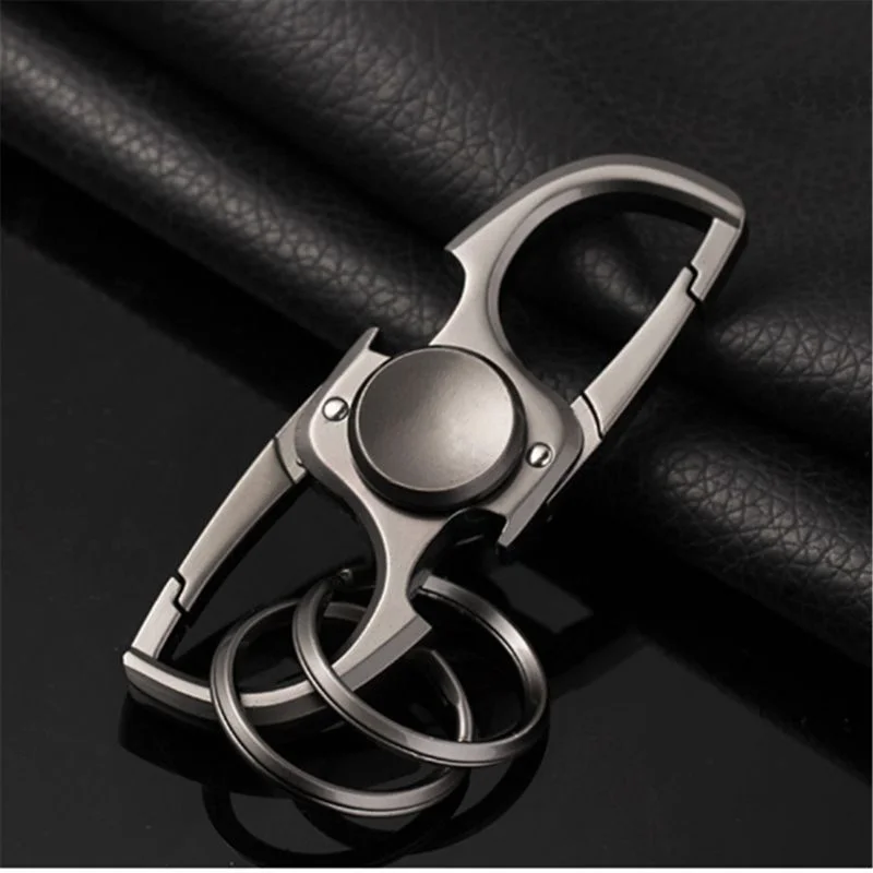 1Pcs Finger Spinner Keychain Finger Spinner Fidget Hand Spinner Anti-Anxiety Toy Relieves Stress Bottle Opener