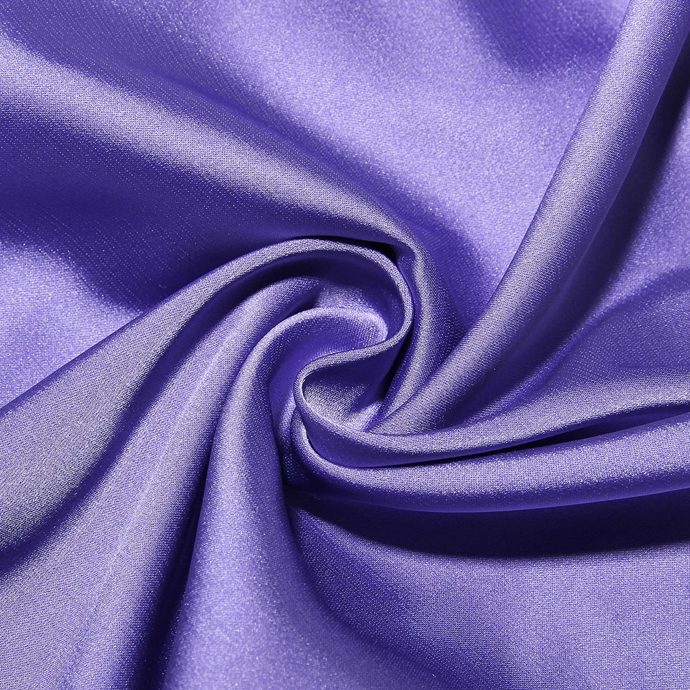 Robe de Soirée Élégante en Satin Violet pour Femme, Tenue Plissée, Sans Bretelles, Lisse, Slim, Dos aux, Longueur aux Genoux, pour Cocktail, Nouvelle Collection 2024