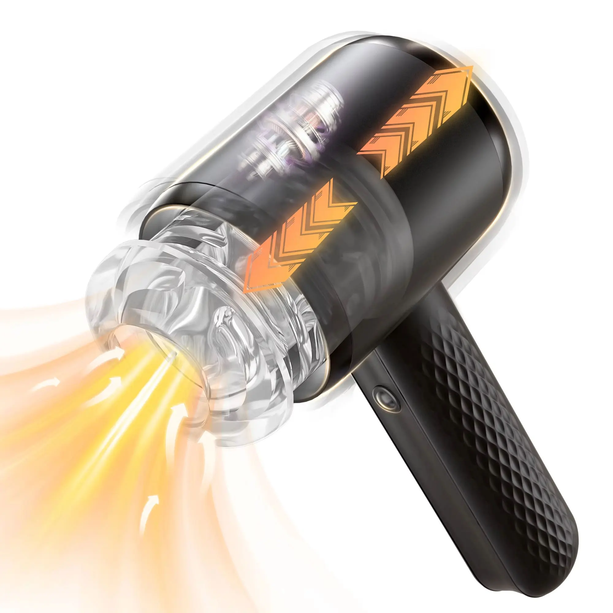 Automatic Telescopic Vibrating Handle Male Masturbator 6 Powerful & Thrusting Vibration Penis Trainer Pocket Pussy Adult Sex Toy