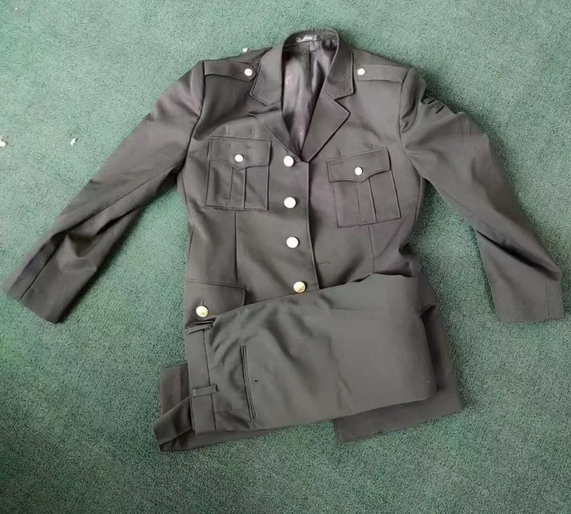 Chinese Rocket Force Uniform Informal Suit Man Spring Include Jacket and pants Dark Green