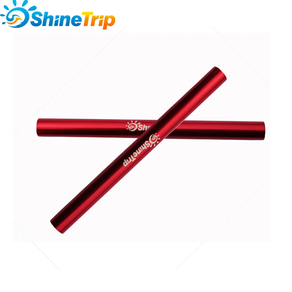 Alumínio Pólo de emergência para reparação de barraca, toldo Rod, Camping Tube Tool, diâmetro 11mm, comprimento 13cm, 4Pcs