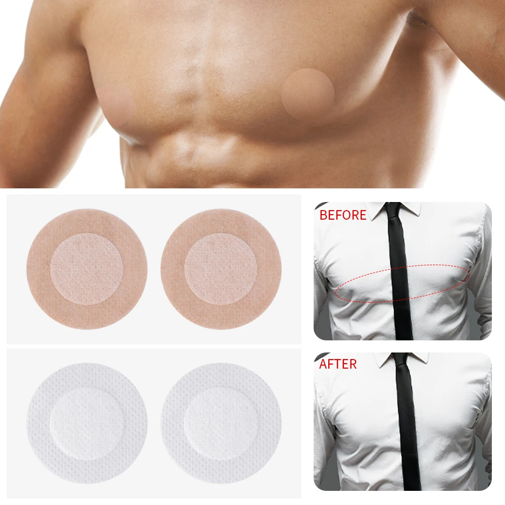 2/20PCS Men Nipple Cover Adhesive Chest Paste Women Invisible Lift Underwear Running Anti Friction Disposable Nipples Stickers