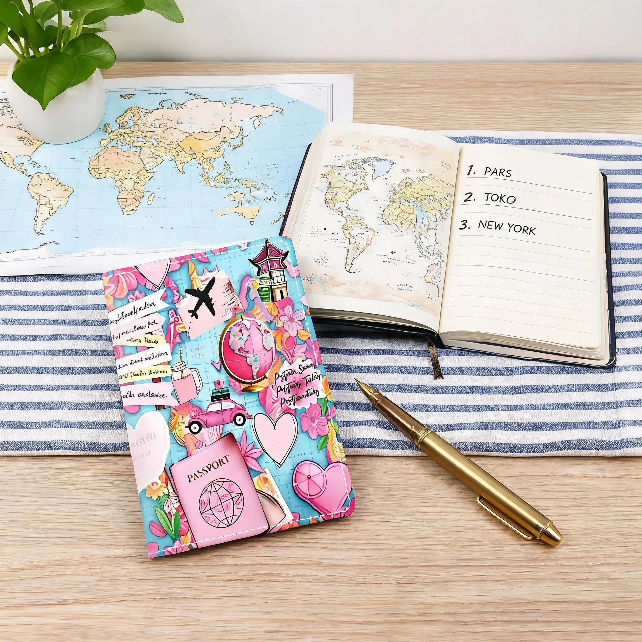 Travel Wallet High Quality .Passport Cover Portable Passport Holder Soft Multi Card Slots Passport Holder For Business Travel