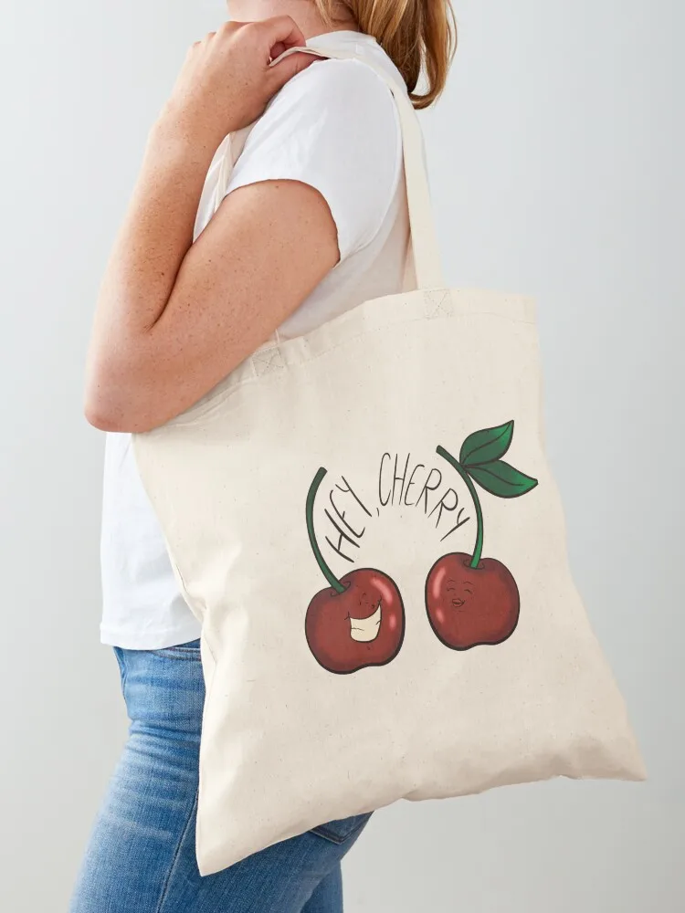 

Hey cherry Tote Bag custom tote bag Women's shopper large tote bag female