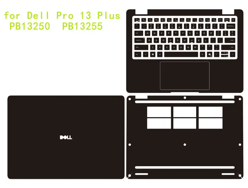 Laptop Vinyl Decal Cover Sticker Skin For Dell Pro 13 Plus PB13250 PB13255 Pro 14 16 PC14250 PC16250 DB14250 DB0425 DC14255
