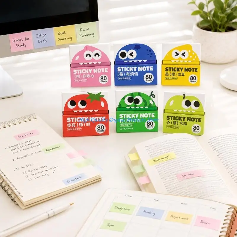 U2JE Square Note Memo Note Pad for Office Reminders, Study Note and Lists