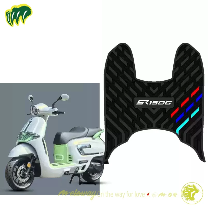 

For CFMOTO ZEEHO SR150C Rubber Foot Skid Pad Floor Mat Carpet Motorcycle Mats Pedal Anti-skid Water Proof High Fit High Quality