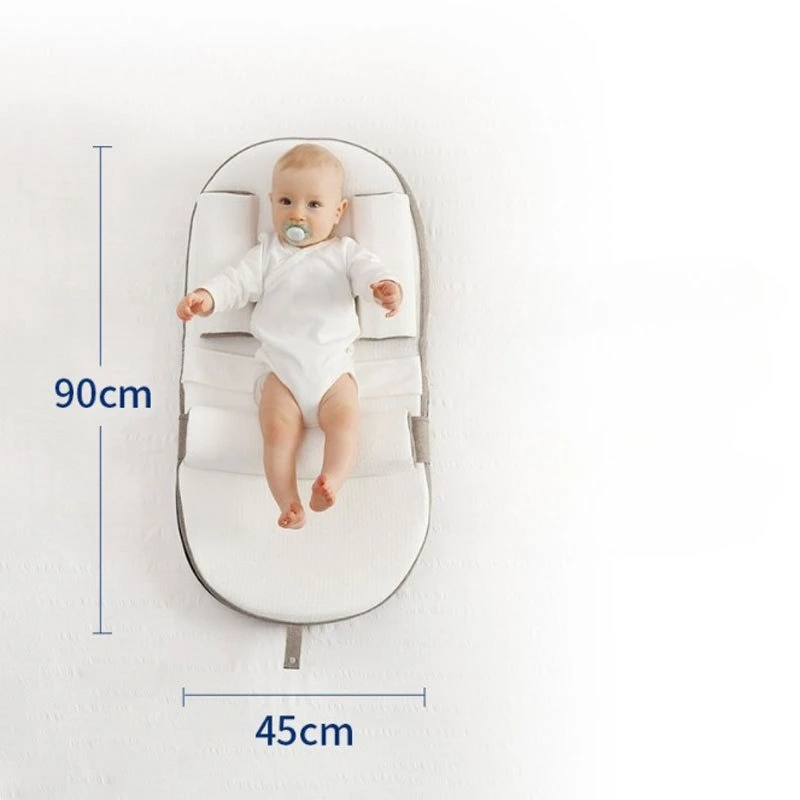 Newborn Baby Slope Pillow Anti-Spitting Milk Spill Choking Milk Bed Middle Bed Spinal Cushion Adjustable Slope Cushion