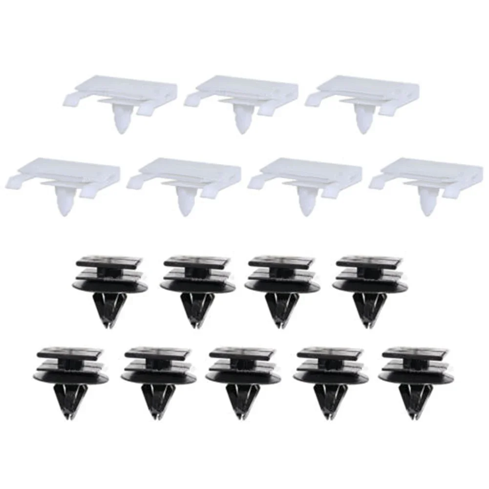 홀든 VE VF 코모도르 올 뉴 7 X 화이트 클립 및 9 X 블랙 클립, 16 사이드 스커트 클립, 92138807 92138808, 1 세트